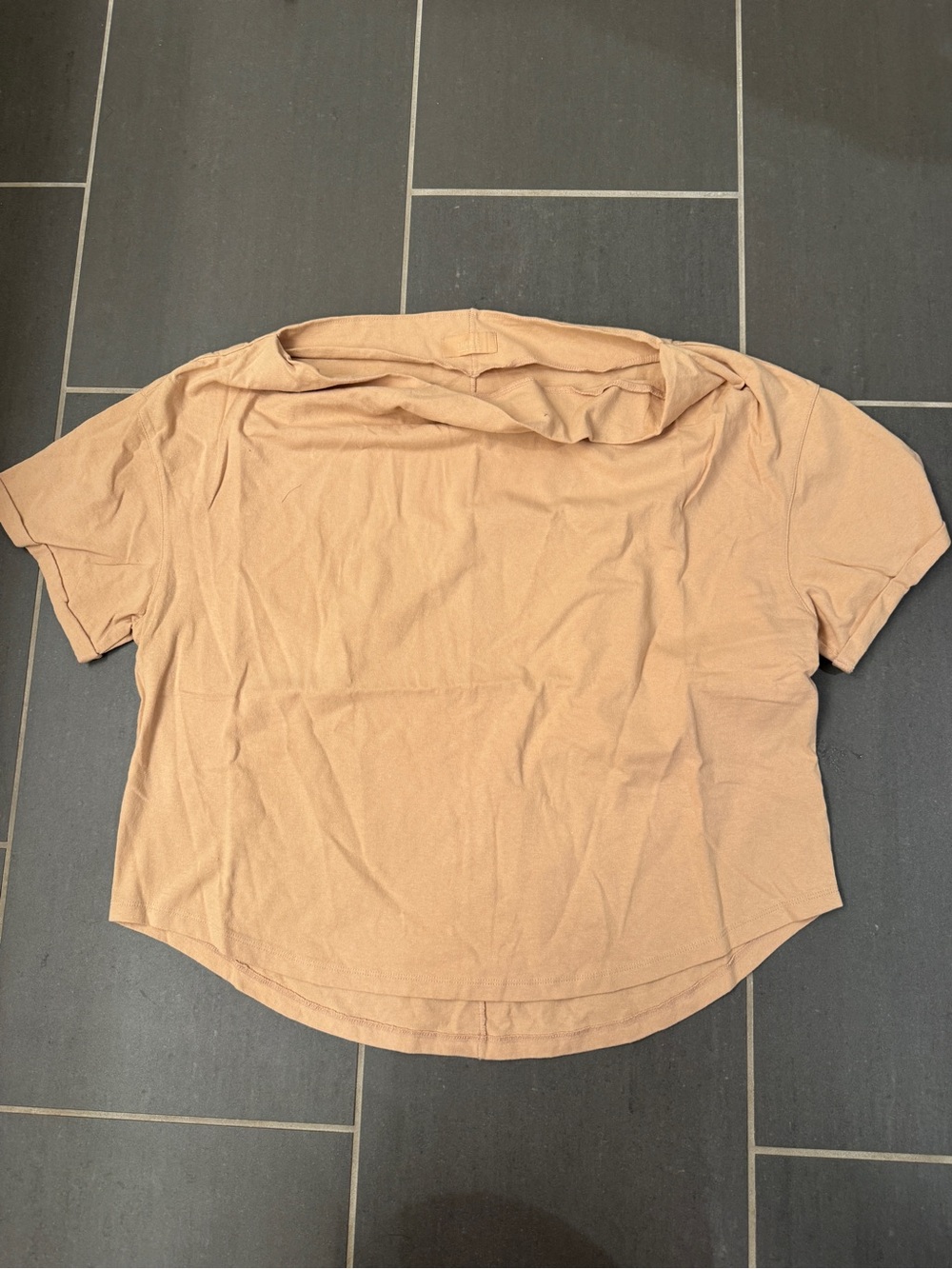 nuuds vintage cotton off the shoulder tee - size M in Oat NIB